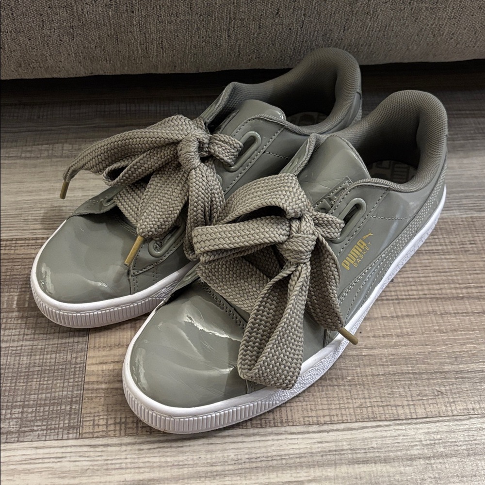 Puma | Basket Heart patent leather sneakers- 8.5